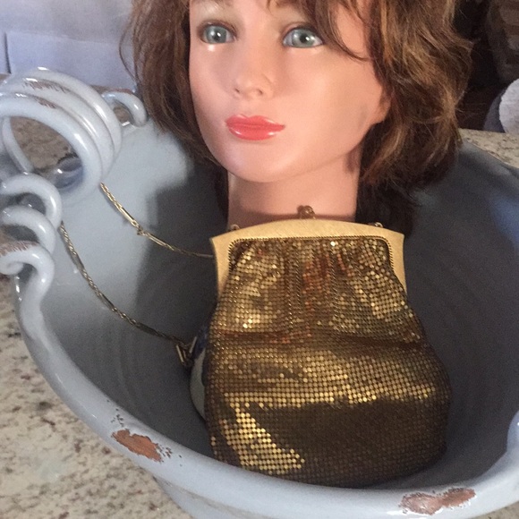 whiting and davis company Handbags - Whiting and Davis gold vintage bag
